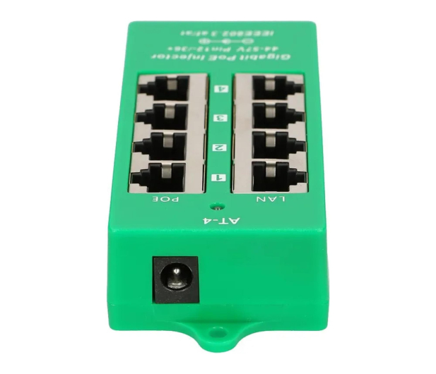 ExtraLink 4 Portowy Gigabit PoE Injector Aktywny, 4 porty Gigabit 802. - 1541537 - zdjęcie 3